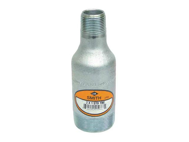 ZORO SELECT 0338025356 Swage Nipple Extra Heavy Swage Nipple, 1-1/4' x 1/2'