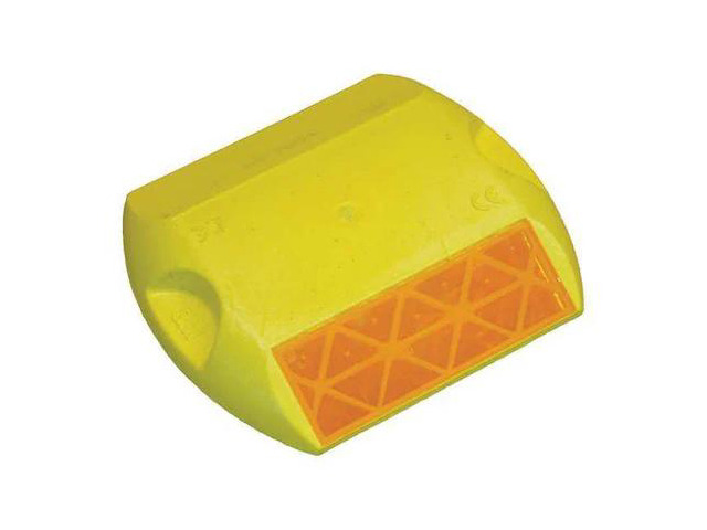 3M RPM-291-Y Pavement Marker,Yellow,4' L,PK100