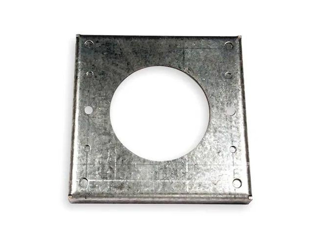 HUBBELL WIRING DEVICE-KELLEMS HBL50SC Box Cover, Square Box Type, 1 Gang,