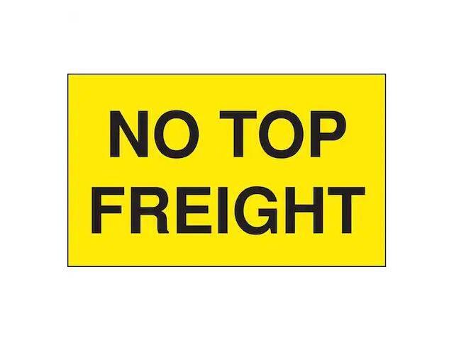 TAPECASE 16U899 InstructionalHandlingLabel,Yellow,PK500