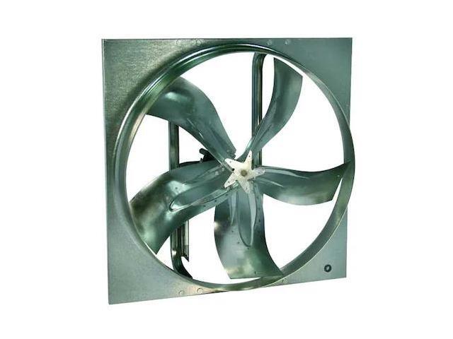 DAYTON 1AHA7 Exhaust Fan,60In Bl,Galv Steel,496 RPM