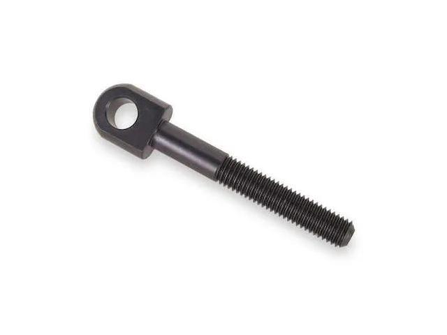 TE-CO 43002 Swing Bolt, Steel, Black Oxide, 1/4'-20 Thrd Sz, 1.250 in Thrd Lg,