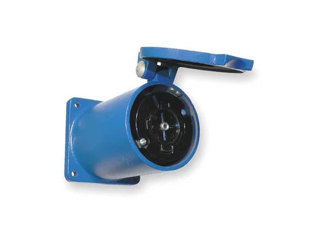 HUBBELL WIRING DEVICE-KELLEMS HBL26520 Locking Receptacle, Non-NEMA, 60 A, 600V