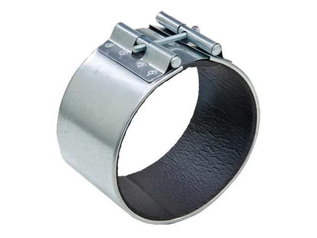 DUCTMATE GRQS9GA Round Connector Sleeve, 9 in Duct Dia, Metal, 24 ga GA, 9 in