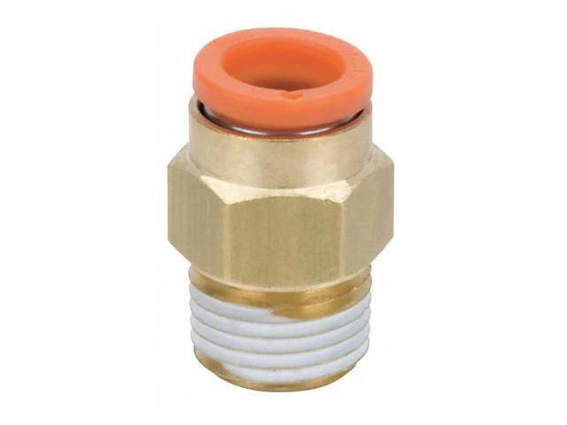 SMC KQ2H07-34AS Male Adapter,1/4 in.,TubexMNPT