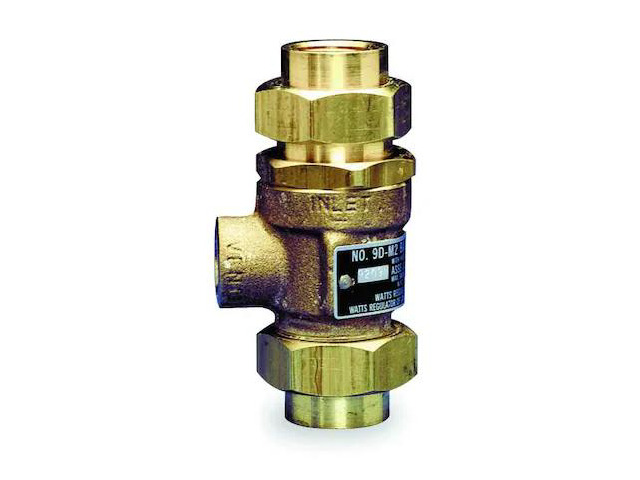 WATTS 9D-M3-1/2' Dual Check Valve, Bronze, FNPT Union, 1/2 in
