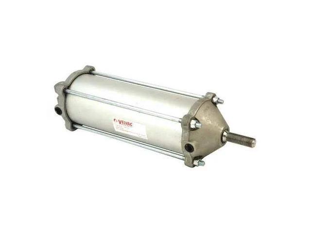 VELVAC 100136 Air Cylinder, 3 1/2 in Bore, 8 17/25 in Stroke, Double Acting,
