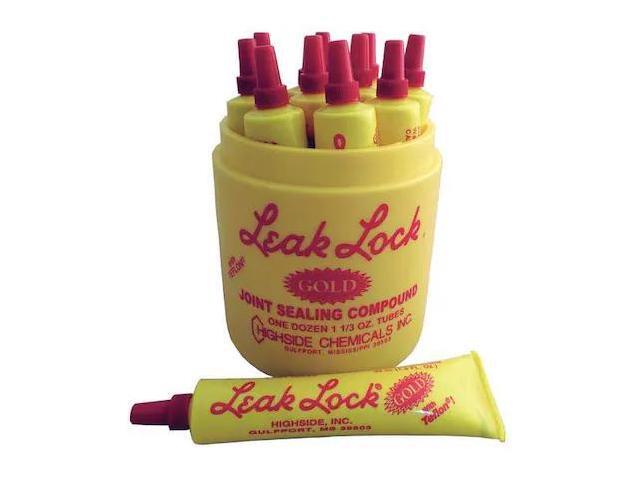 HIGHSIDE CHEMICALS HS11001 Joint Sealing Compound Tube, Leak Lock Gold, Gold