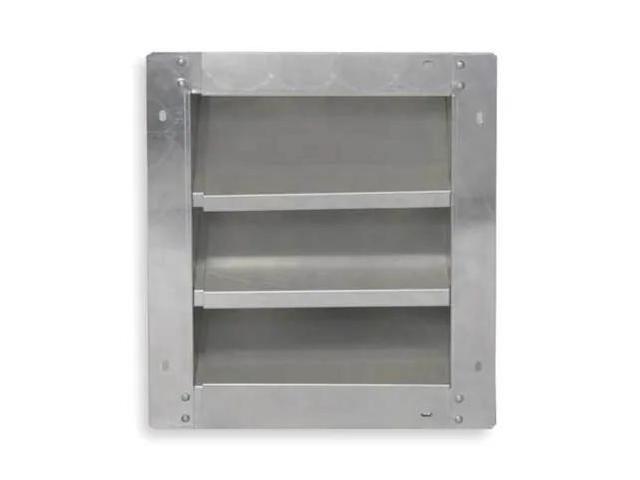 DAYTON 2FTV9 Louver,Adj w/ 28 to 46 In,Aluminum