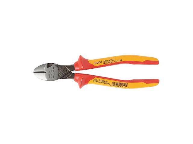 FLUKE INDC8 8 in Diagonal Cutter High Leverage, Steel