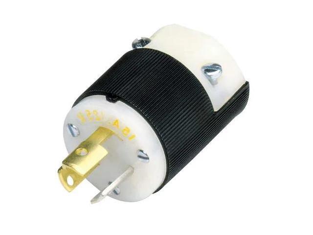 HUBBELL WIRING DEVICE-KELLEMS HBL4570C Locking Plug, L6-15P, 15 A, 250V AC,