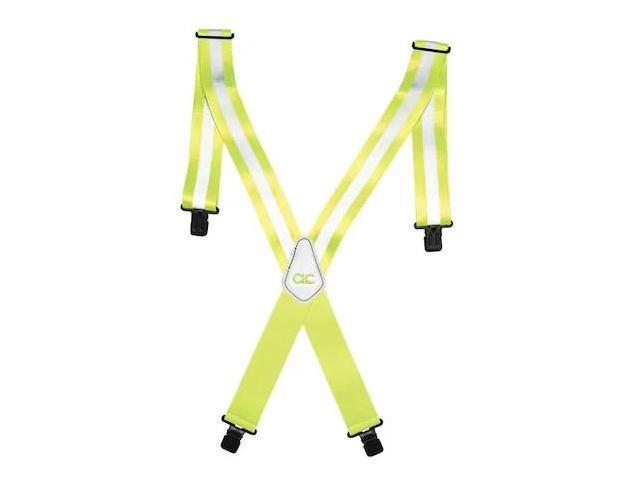 CLC WORK GEAR 14110 Tool Suspenders, Suspenders, Yellow, Polyester