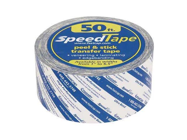 FASTCAP STAPE.2'X50' Double Sided Film Tape, 2 in W x 16 3/4 yd L, 5.5 mil