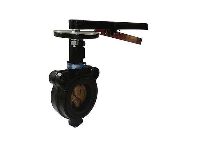 MILWAUKEE VALVE MW-233E 4 Butterfly Valve,Wafer,Pipe Size 4 In