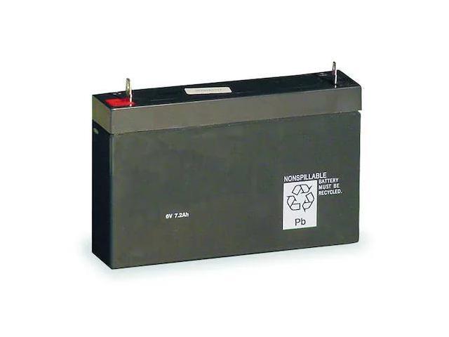 ACUITY LITHONIA ELB 0607 Battery,Lead Calcium,6V,6.5A/HR.