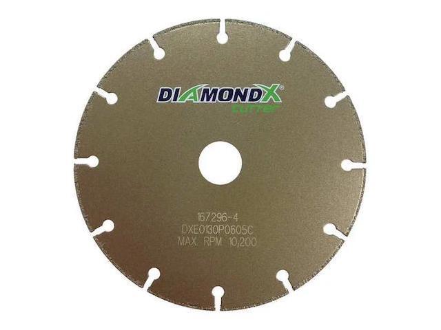 DIAMOND VANTAGE DXE0130P0405A CutOff Wheel, 4'x1/2'x5/8', 15250rpm, PK5