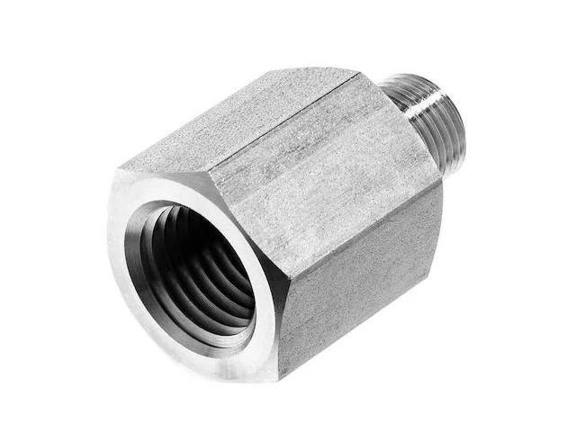 ZORO SELECT ZUSA-PF-7865 Reducing Adapter,304 SS,1/2 x 1/8'