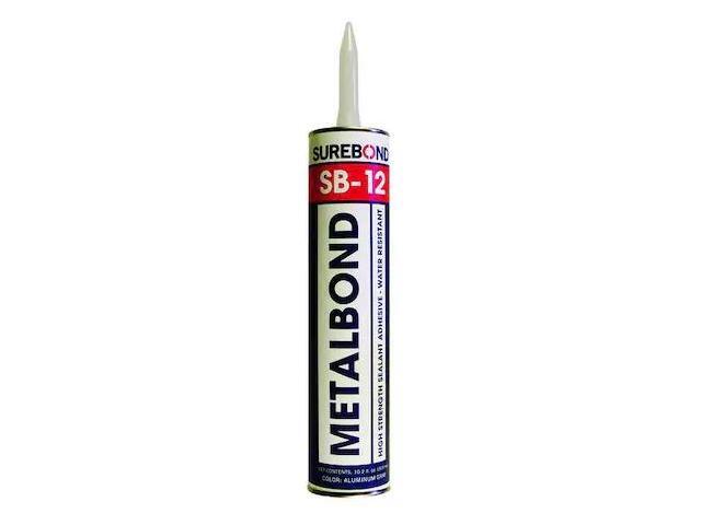 SUREBOND SB-12 Hybrid Sealant, 10 oz, Cartridge, Gray, Hybrid Base, SB-12