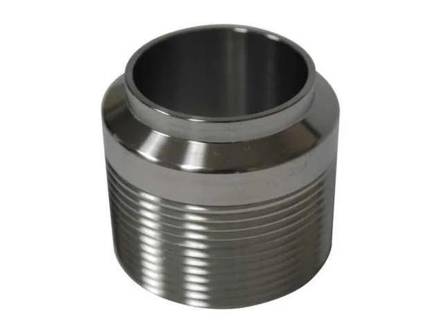 ZORO SELECT 19WB2.0 2' MNPT x Butt Weld T304 SS Male Adapter