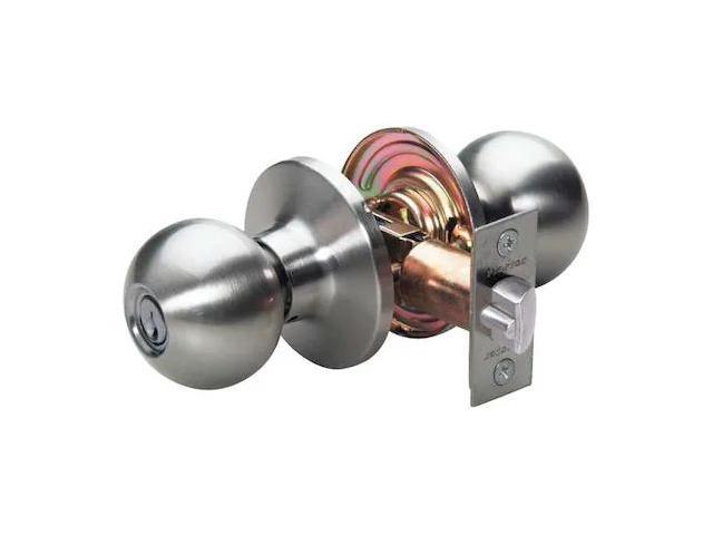 Photos - Other for Repair Master Lock P58762 Knob Lockset, Ball Style, Satin Nickel BA0115KA4 