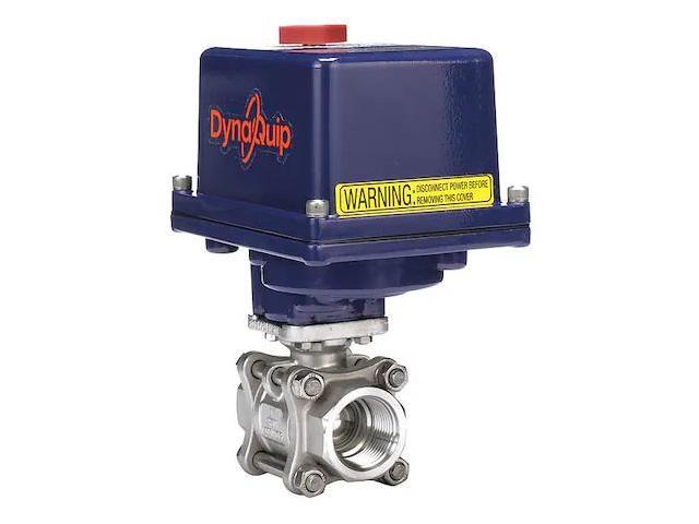 DYNAQUIP CONTROLS E3S25AJE21 1' FNPT Stainless Steel Electronic Ball Valve 2-Way