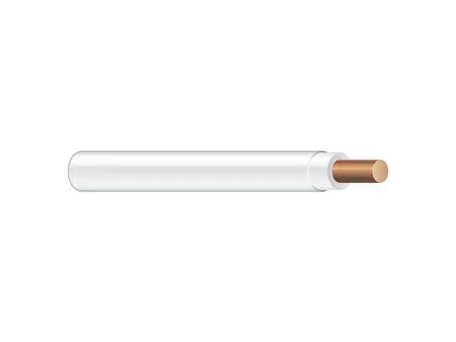 SOUTHWIRE 11580801 THHN Building Wire, Copper, 14 AWG, 1C, White, Solid, 500 ft