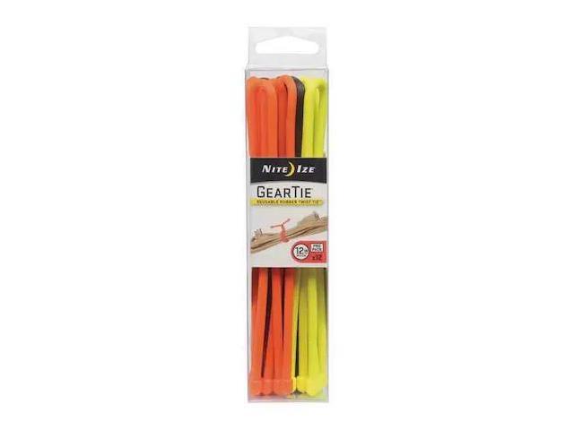 Nite Ize Gear Tie ProPack 12' Assorted 12 Pack GTPP12-A1-R8