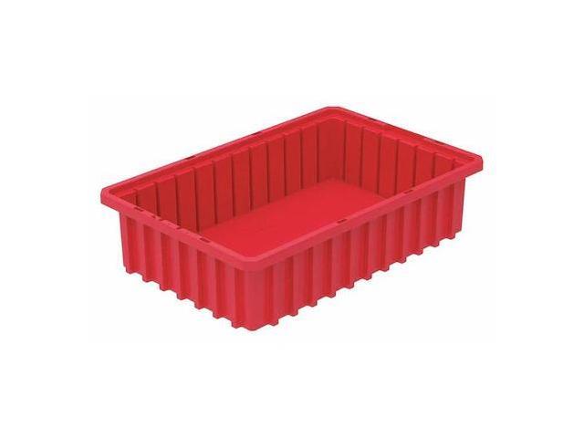 AKRO-MILS 33164RED Industrial Grade Polymer, Divider Box, Red, 16 1/2 in L, 4