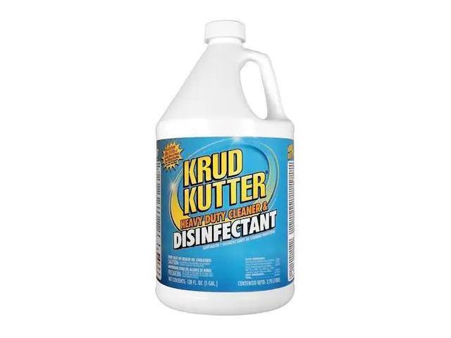 KRUD KUTTER DH012 Cleaner and Disinfectant, Bottle, 1 gal, Unscented