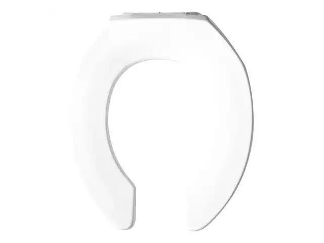 BEMIS 2155CT-000 Toilet Seat Without Cover, Plastic, Elongated, White