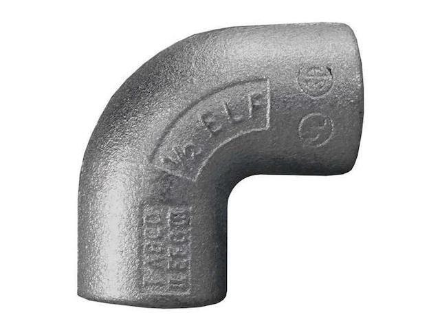 APPLETON ELECTRIC ELF90-75 IMC 90 Deg Elbow, 3/4 in, Threaded, Iron, Plain,