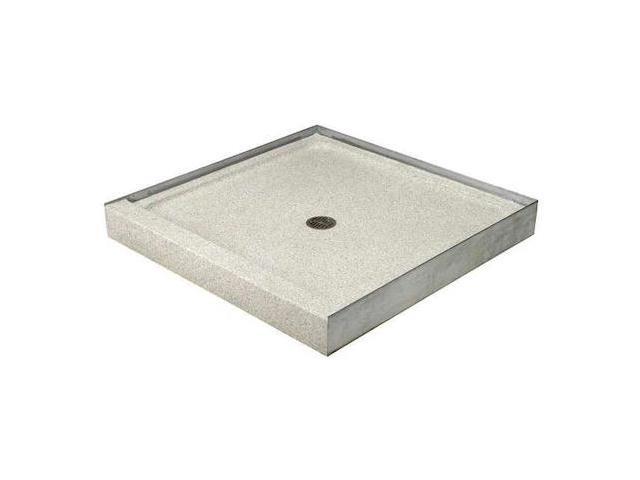 TERRAZZO-WARE SBS-36-3F Square Shower Base 36'x36', Marble Chips