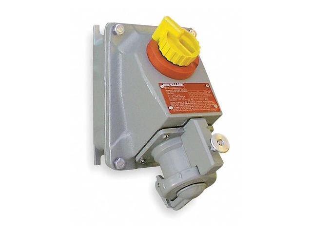 HUBBELL KILLARK VSQ3034 3W 4P 30A Hazardous Pin & Sleeve Receptacle 600VAC