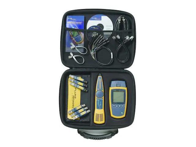 FLUKE NETWORKS MS2-KIT/WWG 3084134 Cable Tester Kit, Verifier