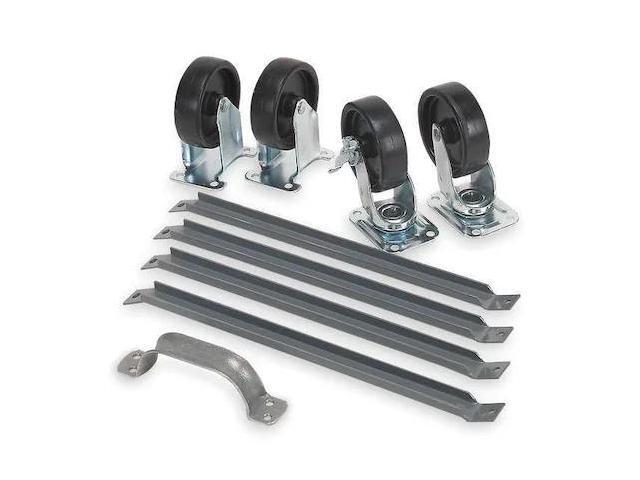 AKRO-MILS 30424 Gray Steel Mobile Kit, 5 1/2 in H