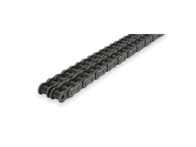 DAYTON 2YDY6 Roller Chain,Riveted,40-2 ANSI,10 ft.