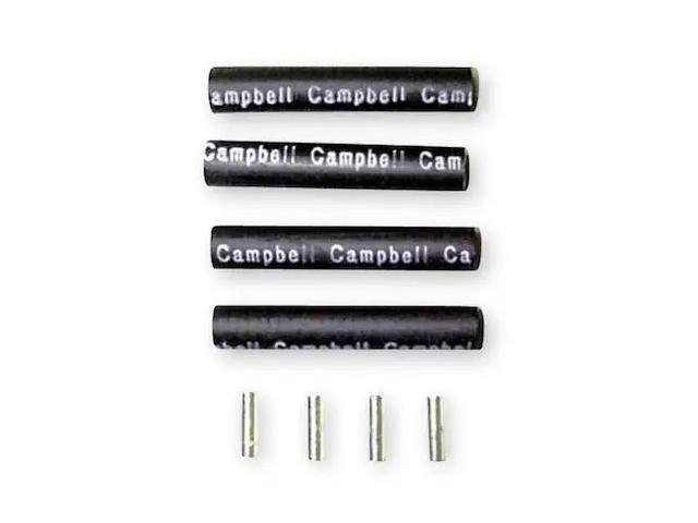 CAMPBELL LSK4 B Heat Shrink Splice Kit, Heavy Wall, 2:1 I.D. Shrink Ratio, Black