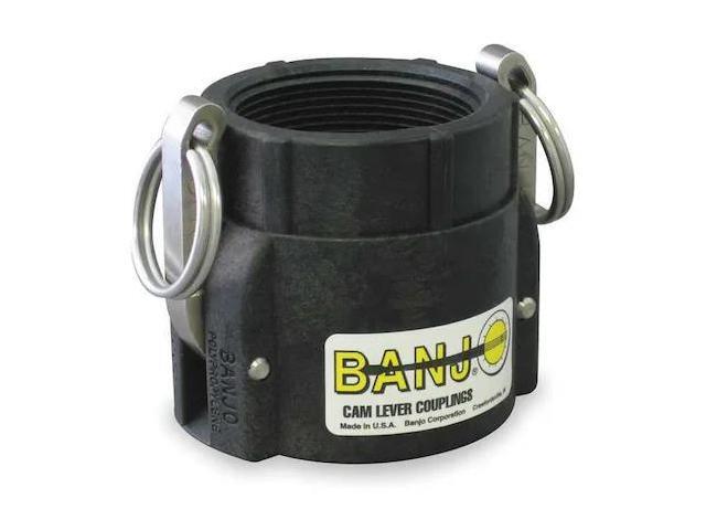 BANJO 200D Cam & Groove Coupling, Type D, 2 in Coupling, 2 in Hose Fitting, 2