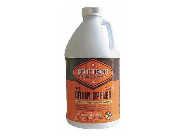 Photos - Other Bathroom Accessories SANTEEN 210 Drain Opener, Sulfuric Acid, 1/2 gal., PK4