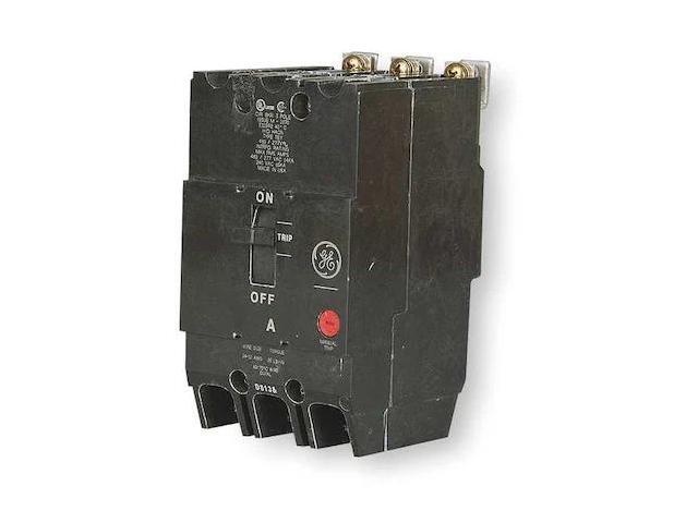 GE TEY330 Molded Case Circuit Breaker, TEY Series, 30A, 3 Pole, 277/480V AC,
