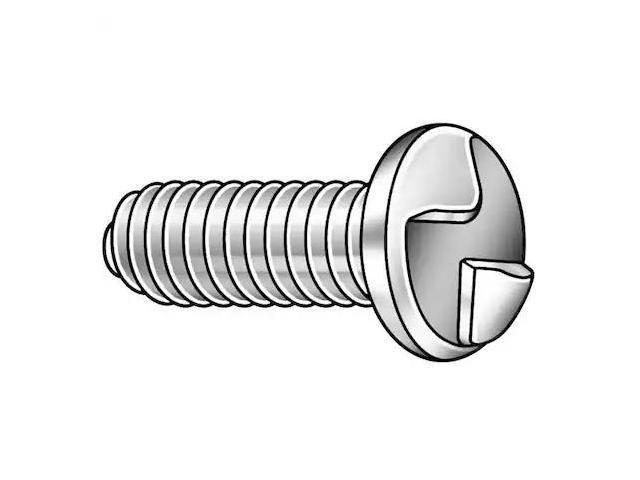 TAMPER-PRUF SCREWS 141560 1/4'-20 x 2 in One-Way Round Tamper Resistant Screw,
