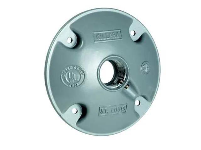 HUBBELL KILLARK VJH-1WW Hub Cover,1/2 Hub Size,Killark VJ Series