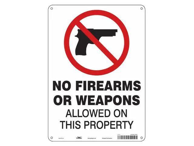 CONDOR 449L29 Safety Sign, 14 in Height, 10 in Width, Polyethylene, Vertical