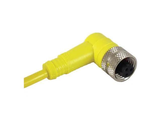 IFM E18214 Cordset,3 Pin,Receptacle,Female
