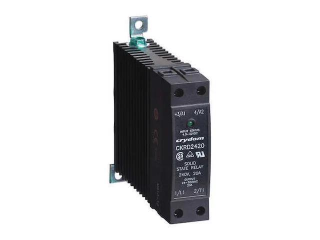 CRYDOM CKRD2410 Solid State Relay, 1 Phase, Box Clamp, DIN Rail, SCR