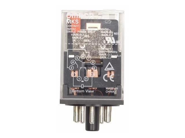 OMRON MKS3P5DC24 Plug-In, General Purpose Relay, Octal, 10 A, 11 Pins, Plug-in