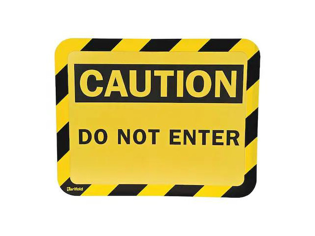 TARIFOLD P194944DE Sign Holder,9 3/4 in x 12 1/8 in,PVC,PK2