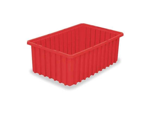 AKRO-MILS 33228RED Divider Box, Red, Industrial Grade Polymer, 22 3/8 in L, 17