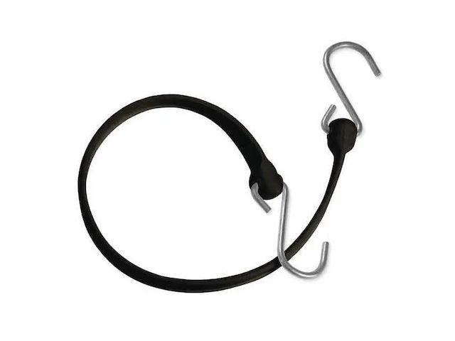 THE BETTER BUNGEE BBS12GBK Polystrap,Black,Galvanize Steel