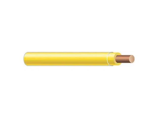 SOUTHWIRE 11592301 THHN Building Wire, Copper, 12 AWG, 1C, Yellow, Solid, 500 ft